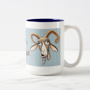 Lovable Old Goat - Aanpassen Tweekleurige Koffiemok