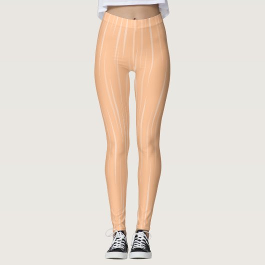Lovable perzik biologische unieke vlammen leggings (Voorkant)