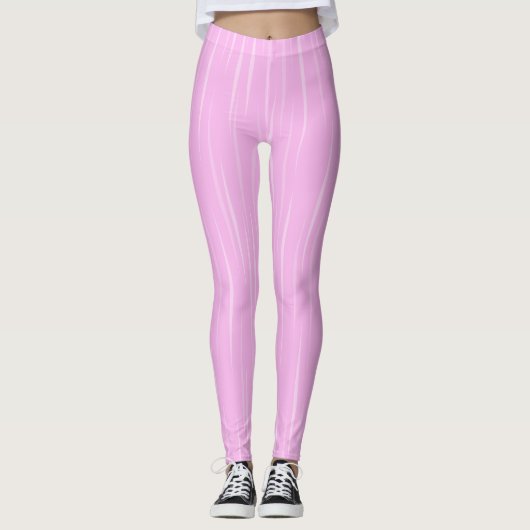 Lovable roze biologische unieke vlammen leggings (Voorkant)