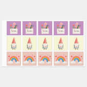 Lovable Square Stickers (Vel)