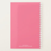 Lovable tropisch roze flamingo planner (Achterkant)
