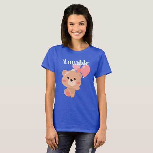 Lovable Women's Basic T-shirt (Voorkant volledig)