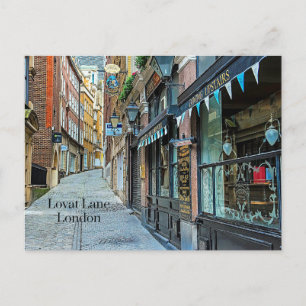 Lovat Lane, Londen, Engeland, Feestdagenkaart