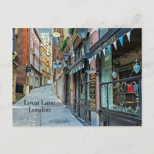 Lovat Lane, Londen, Engeland, Feestdagenkaart (Voorkant)