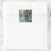 Lovat Lane, Londen, Engeland, Vierkante Sticker (Tas)