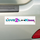 Love2Lookies Bumpersticker (Op auto)