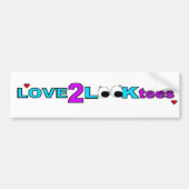 Love2Lookies Bumpersticker (Voorkant)