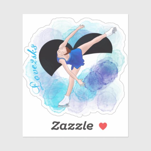 Love2sk8 Sticker (Vel)