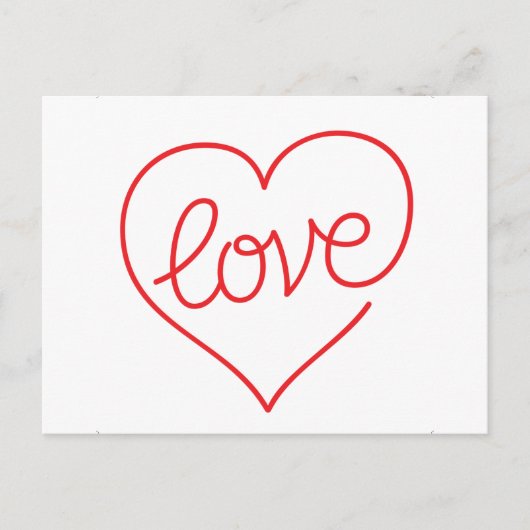 LOVE (03) Briefkaart (Voorkant)