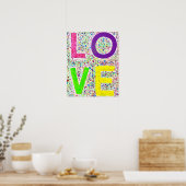 LOVE 16 x 20 Poster (Keuken)