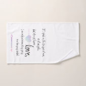 Love 1 Corinthians 13:1 Bad Handdoek (Handdoek)