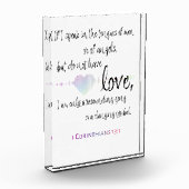 Love 1 Corinthians 13:1 Fotoblokken (Links)