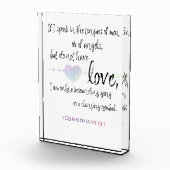 Love 1 Corinthians 13:1 Fotoblokken (Rechts)