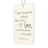 Love 1 Corinthians 13:1 Luchtverfrisser (Links)