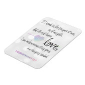 Love 1 Corinthians 13:1 Magneet (Linkerzijde)