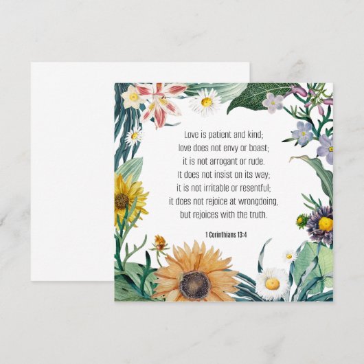 Love, 1 Corinthians 13:4, (Voorkant / Achterkant)