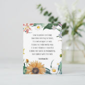 Love, 1 Corinthians 13:4, Briefkaart (Staand voorkant)