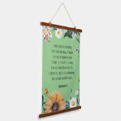 Love, 1 Corinthians 13:4, Hangend Wandkleed (Gebogen)