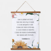 Love, 1 Corinthians 13:4, Hangend Wandkleed (Voorkant)