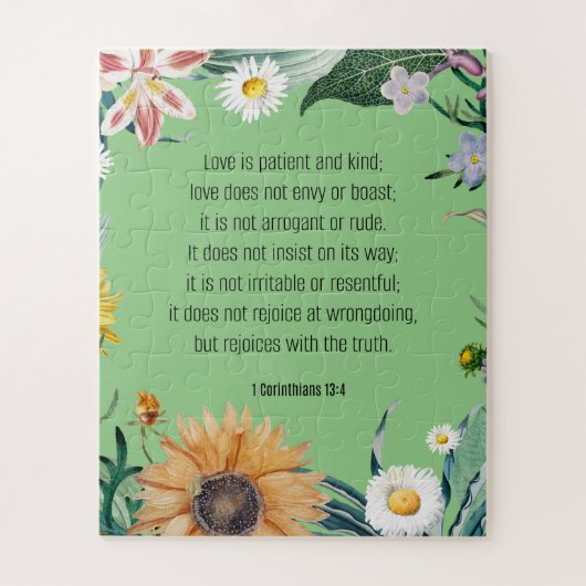 Love, 1 Corinthians 13:4, Legpuzzel (Verticaal)