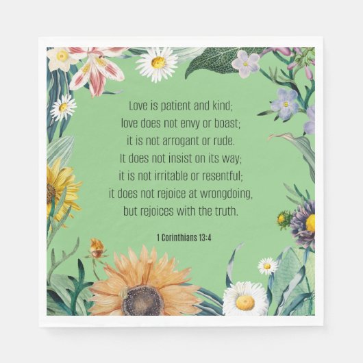 Love, 1 Corinthians 13:4, Servet (Voorkant)