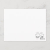 Love 1 Corinthians 13 Hearts Pink Briefkaart (Achterkant)