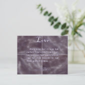 Love 1 John 4-18 Briefkaart (Staand voorkant)