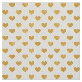 Love 2018 White - Golden hart Stof