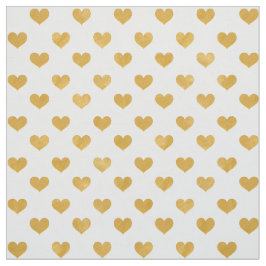 Love 2018 White - Golden hart Stof