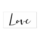 LOVE 2,5x1" rubber stempel / Heathrow (Afrduk)