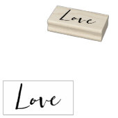 LOVE 2,5x1" rubber stempel / Heathrow (Gestempeld)