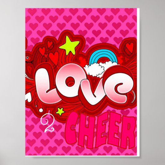 LOVE 2 CHEER POSTER (Voorkant)