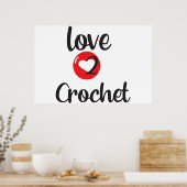 Love 2 Crochet Poster (Keuken)
