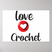 Love 2 Crochet Poster (Voorkant)