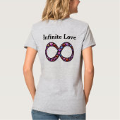 Love 2 Infinity Symbol T-Shirt (Achterkant)