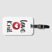 Love 2 Knit Bagagelabel (Voorkant (horizontaal))