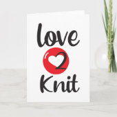 Love 2 Knit Kaart (Voorkant)