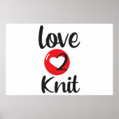 Love 2 Knit Poster (Voorkant)