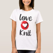 Love 2 Knit T-shirt (Voorkant)