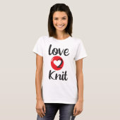 Love 2 Knit T-shirt (Voorkant volledig)