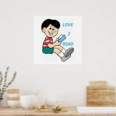 LOVE 2 LEZEN POSTER (Keuken)