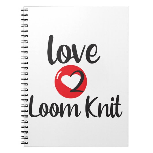 Love 2 Loom Knit Notitieboek (Voorkant)