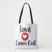Love 2 Loom Knit Tote Bag (Voorkant)