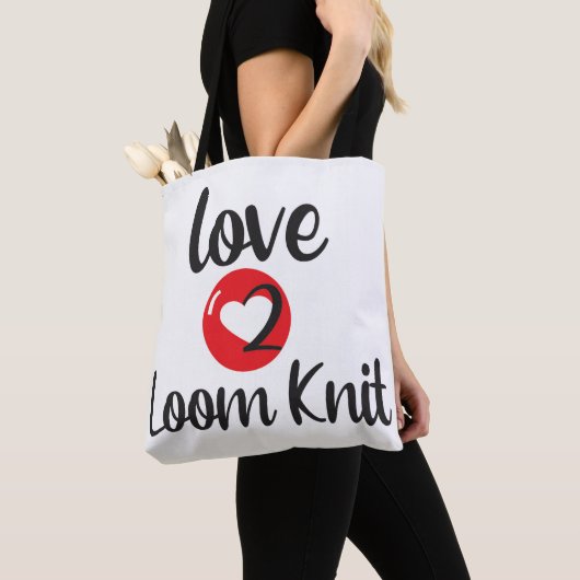Love 2 Loom Knit Tote Bag (Dichtbij)