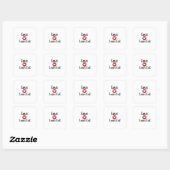 Love 2 Loom Knit Vierkante Sticker (Vel)