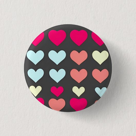 Love 3 Cm Round Badge Ronde Button 3,2 Cm (Voorkant)