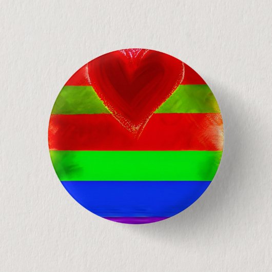 Love 3 Cm Round Badge Ronde Button 3,2 Cm (Voorkant)