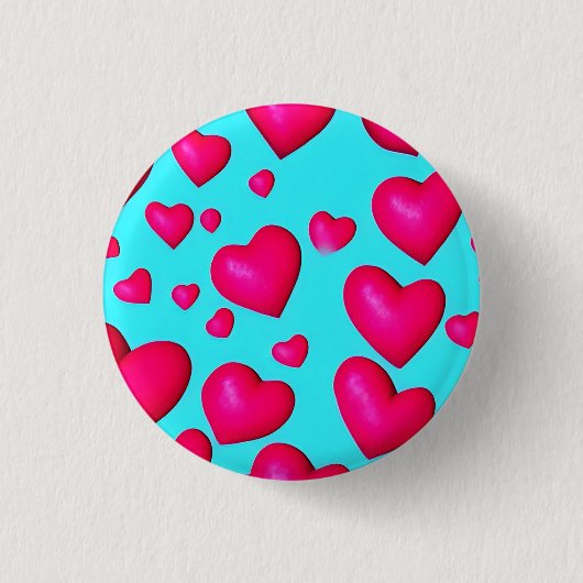 Love 3 Cm Round Badge Ronde Button 3,2 Cm (Voorkant)