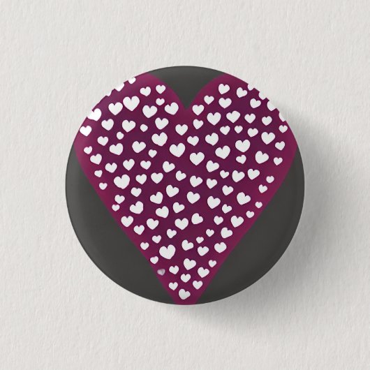 Love 3 Cm Round Badge Ronde Button 3,2 Cm (Voorkant)