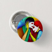 Love 3 Cm Round Badge Ronde Button 3,2 Cm (Voorkant /achterkant)